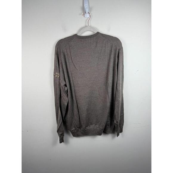 NWT* Peter Millar MISSISSIPPI STATE BULLDOGS Merino Wool V-Neck Sweater XL - Picture 5 of 6